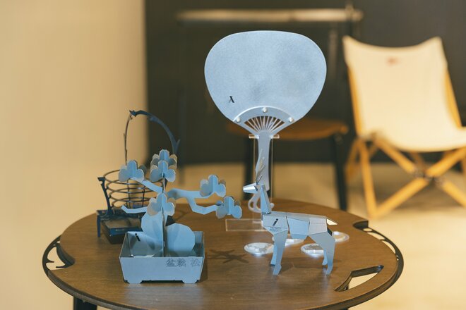 MAKERS UNITED本社プロダクト展示コーナー　撮影／有坂政晴（7/17）