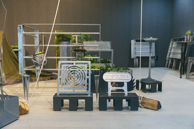 MAKERS UNITED本社プロダクト展示コーナー　撮影／有坂政晴（6/17）