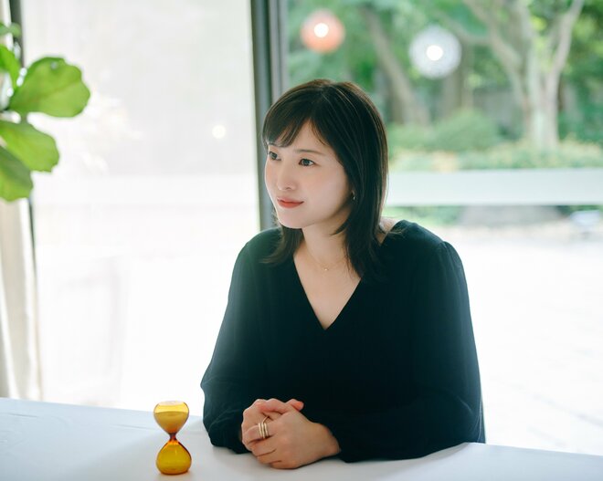 吉高由里子　撮影／北浦敦子　ヘアメイク／RYO（TRON）スタイリスト／有本祐輔（7回の裏）（8/10）